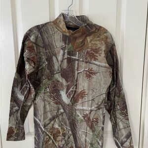 Under Armour Realtree Camouflage Shirt with Orange Logo